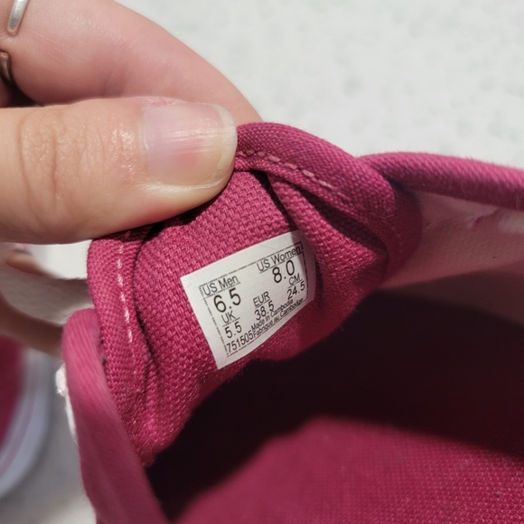 Burgundy Vans Authentic Sneakers - Picture 5 of 5